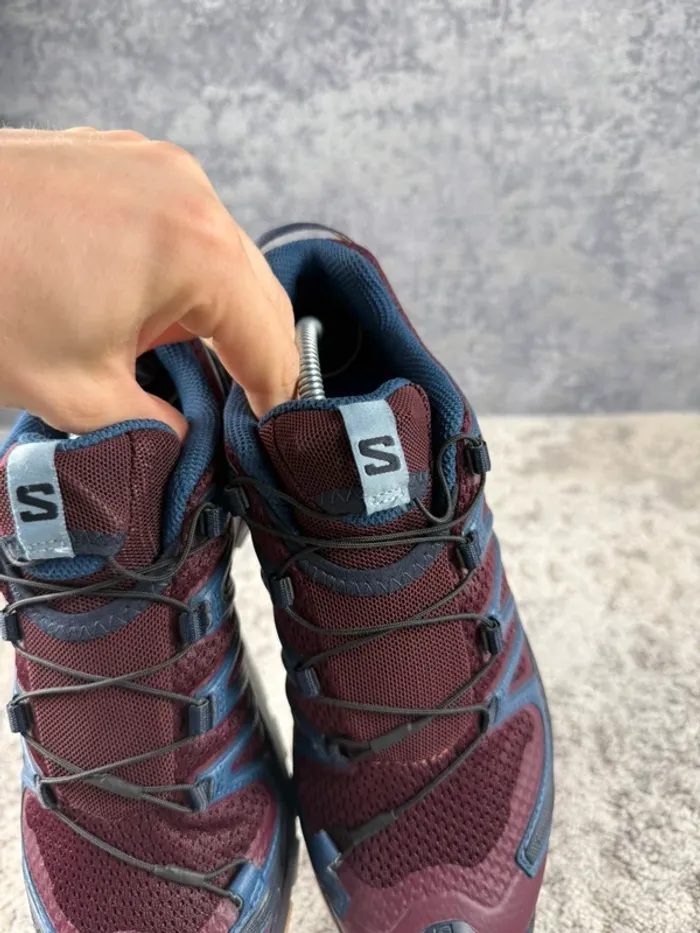 Salomon XA Pro 3D V8 - Bordeaux & Blue - photo numéro 13