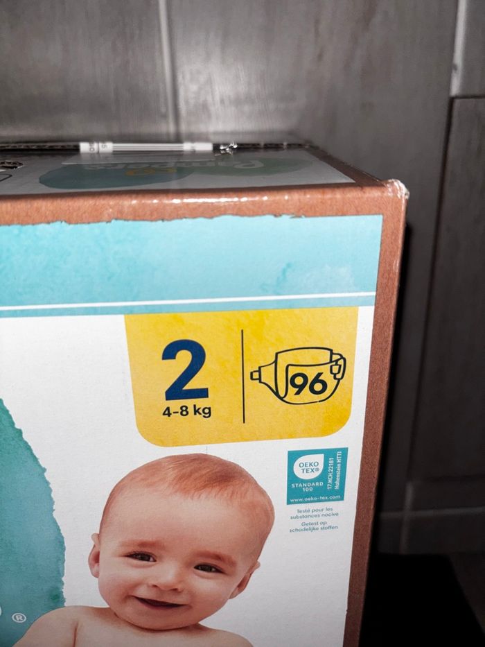 Lot De 2 Maxi-Pack De 96 Couches Pampers Harmonie Taille 2 - photo numéro 2
