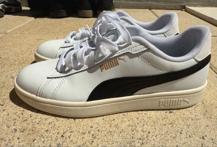 Baskets Puma blanches - Taille 38 NEUVE - photo numéro 3