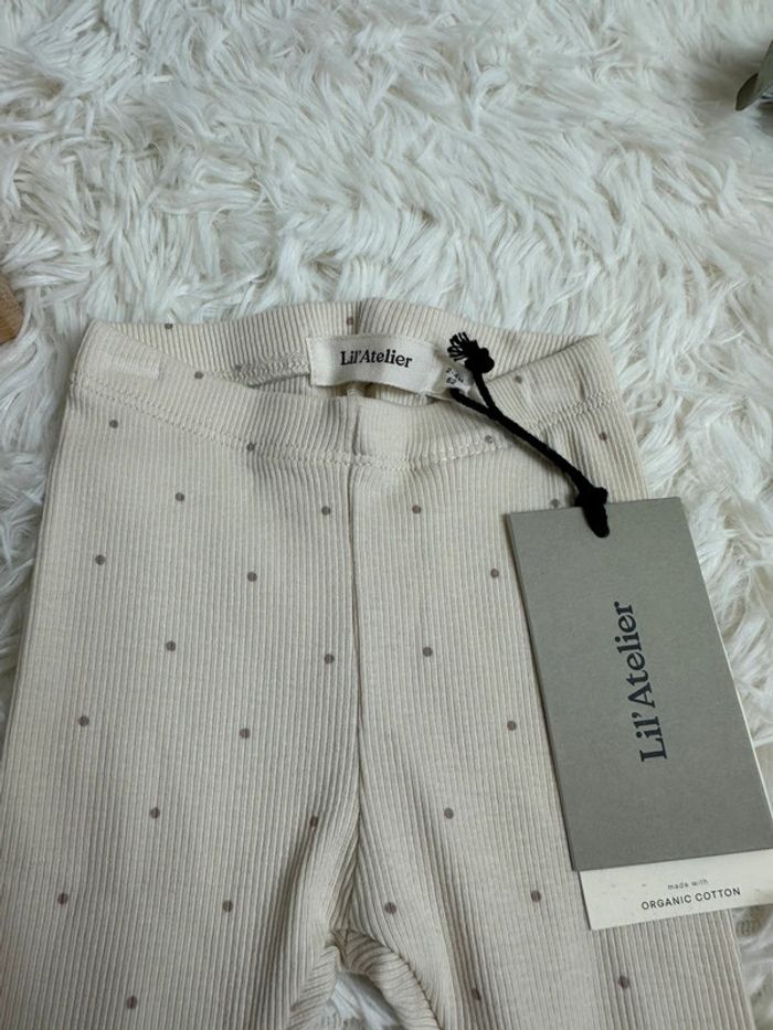 Legging beige Lil Atelier taille 2-4 mois - photo numéro 4