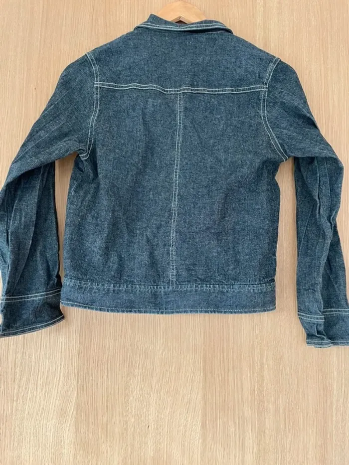 Veste en jeans foncé taille M esprit jnr - photo numéro 2