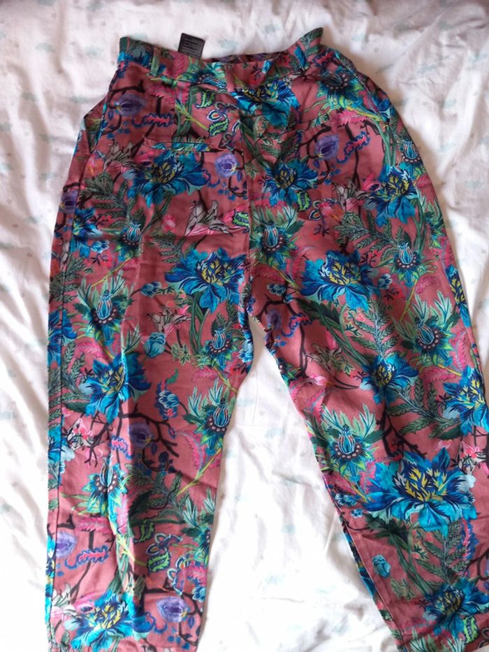 Pantalon été fleurs H&M - photo numéro 4