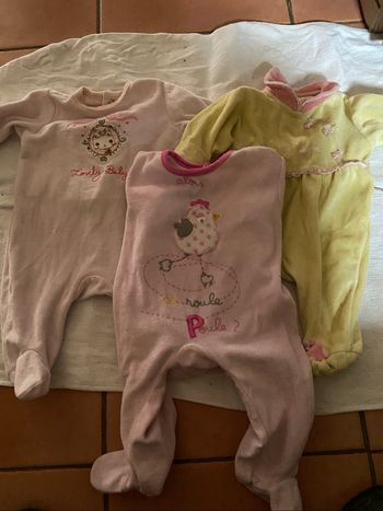 Pyjamas fille 3 mois
