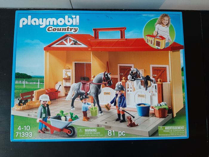 playmobil country 71393 neuf jamais ouvert  81 pièces  4-10 ans