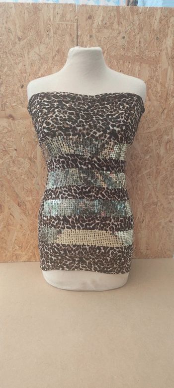 Mini robe léopard