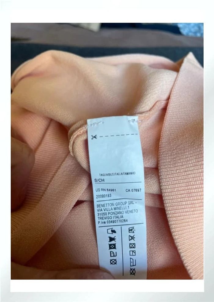 Débardeur abricot Benetton - photo numéro 9