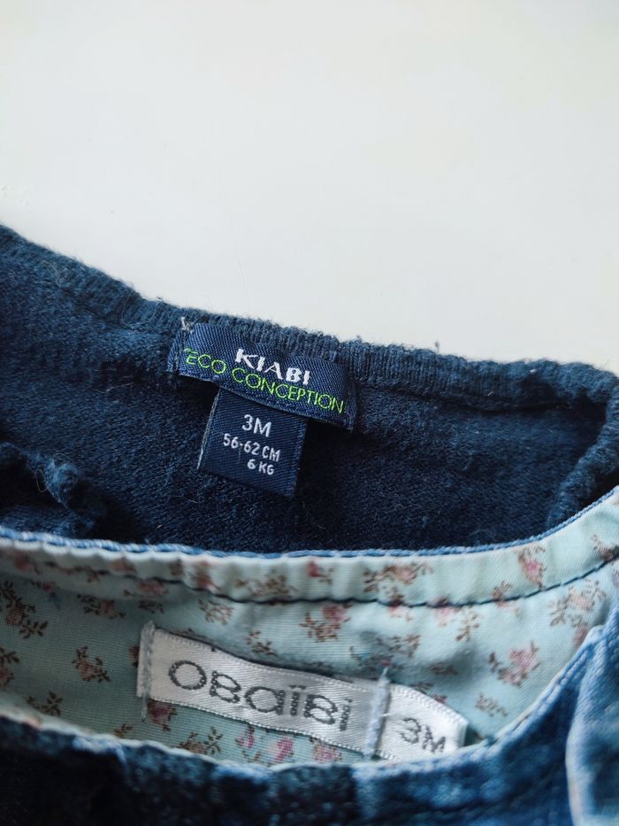 Robe en jeans + gilet - photo numéro 4