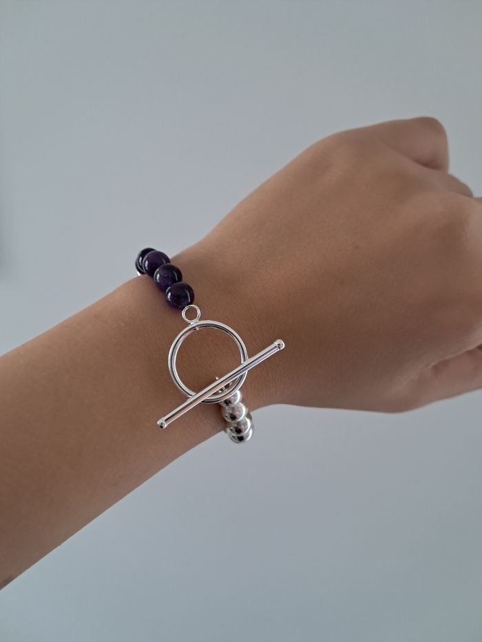 Bracelet améthyste - photo numéro 2