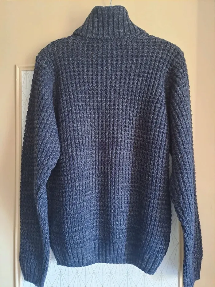 Pull homme chaud comme neuf bleu grisé Hope'N Life L - photo numéro 5