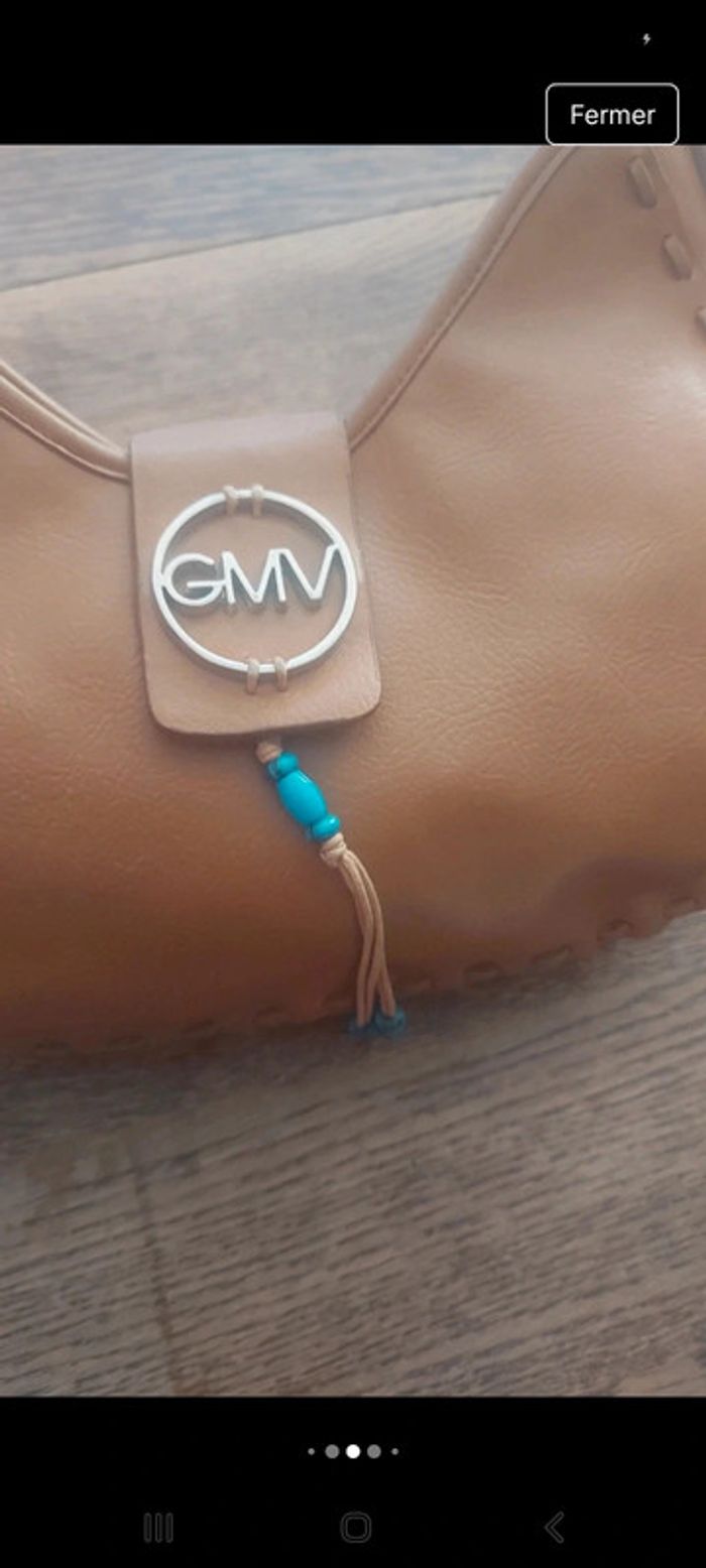 Jolie Sac á main Gian Marco Venturi marron - photo numéro 5