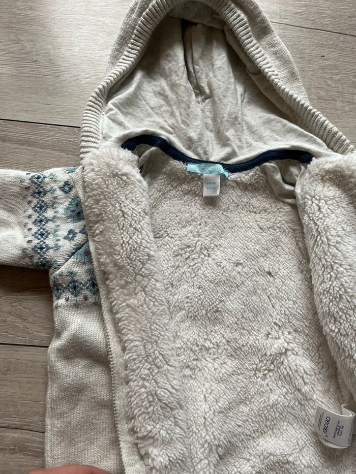 Gilet zippé obaibi 6 mois - photo numéro 4