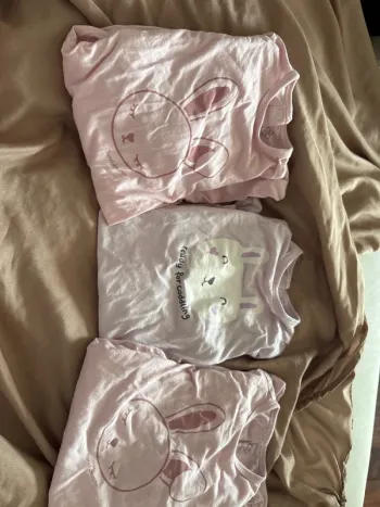 Lot de 3 pyjamas fin fille 6 mois