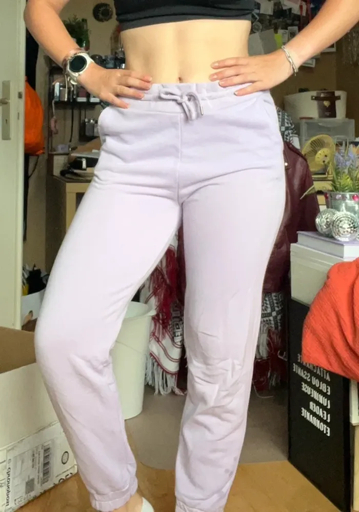 Jogging lilas Bershka T38 - photo numéro 2