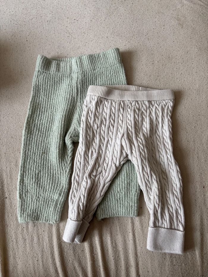 Lot 2 legging laine