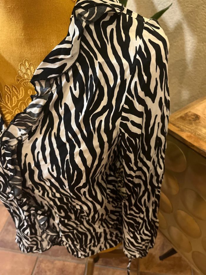 blouse zébrée Zara - photo numéro 3