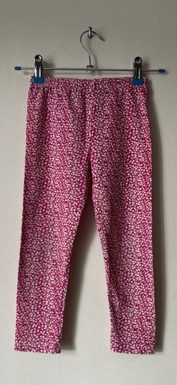 legging imprimé fleuri taille 3/4 ans