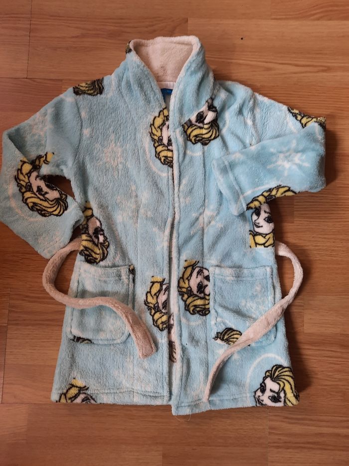 Peignoir Reines des Neiges 4 ans Disney polaire