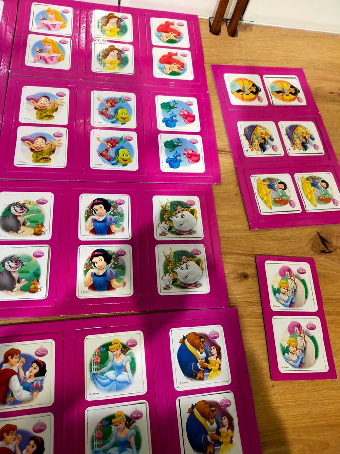 Lot domino mémo princesses Disney - photo numéro 4