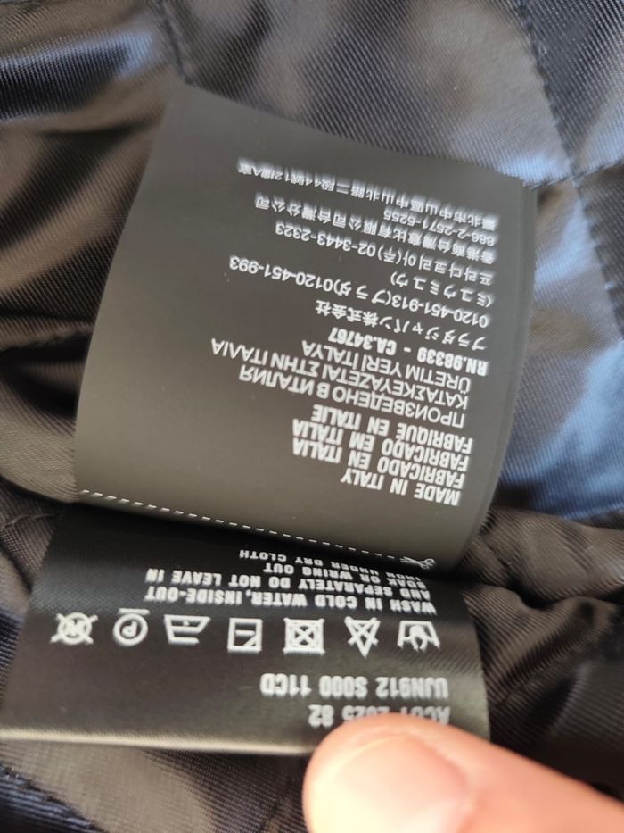 Veste chemise Prada Re nylon noir taille M neuf - photo numéro 8