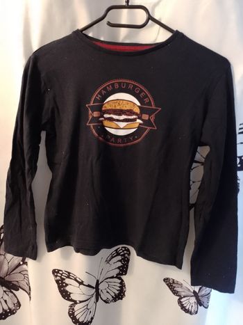 Tee-shirt Hamburger Party 12 ans