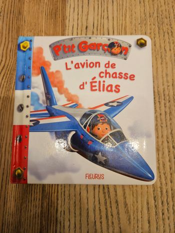 Livre Ptit garçon L'avion de chasse d'Elias