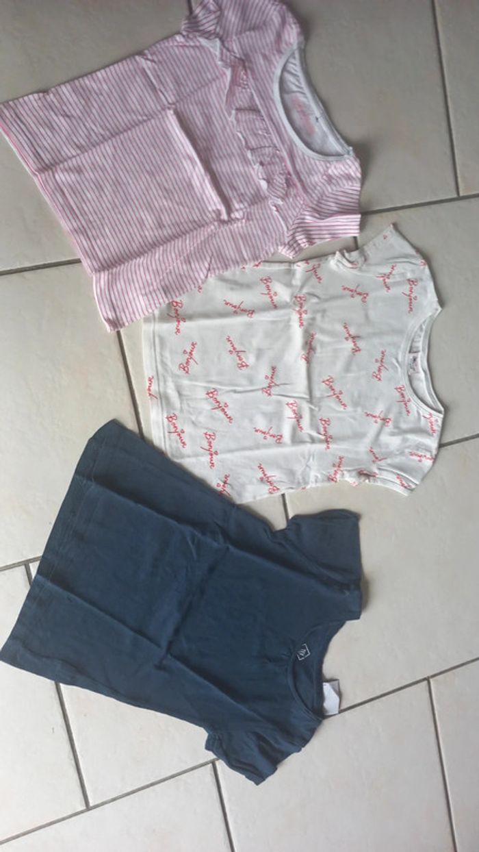 Lot de 3 tee shirts fille 6 ans tbe - photo numéro 3