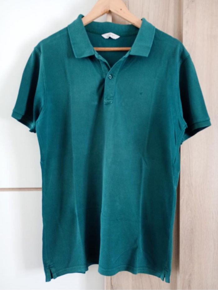 Polo celio homme vert sapin taille L