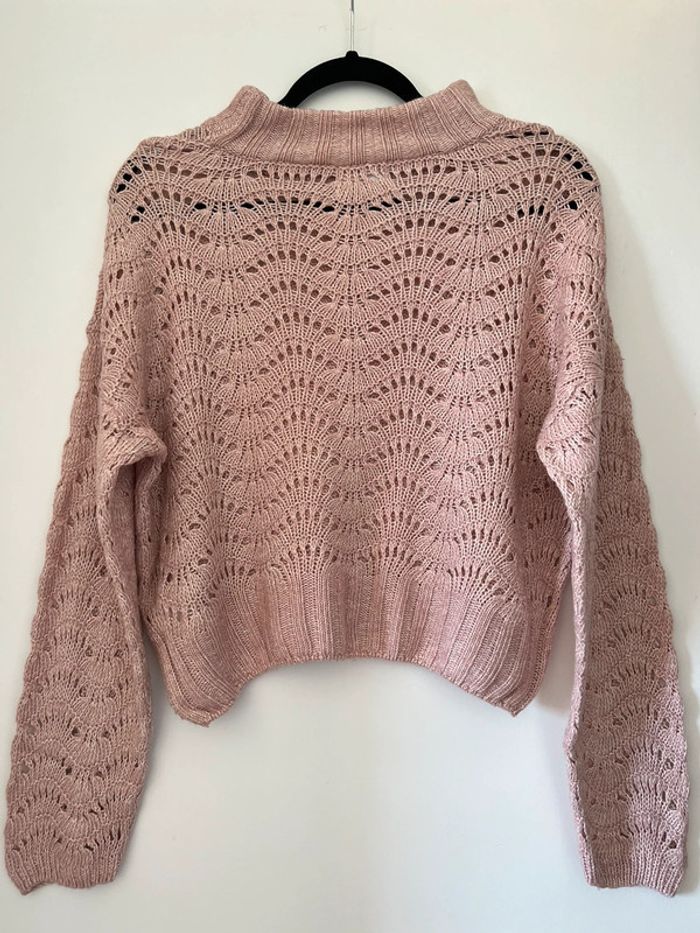 Pull d’hiver Urban Outfitters rose taille S - photo numéro 5