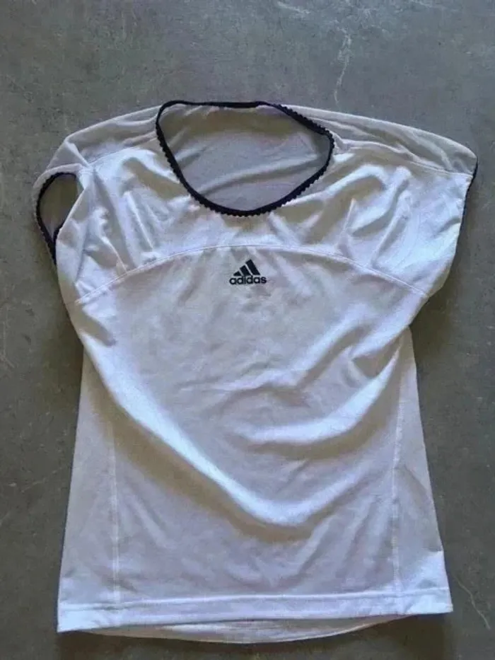 T-shirt sport femme Adidas Climalite Taille 38 - photo numéro 2