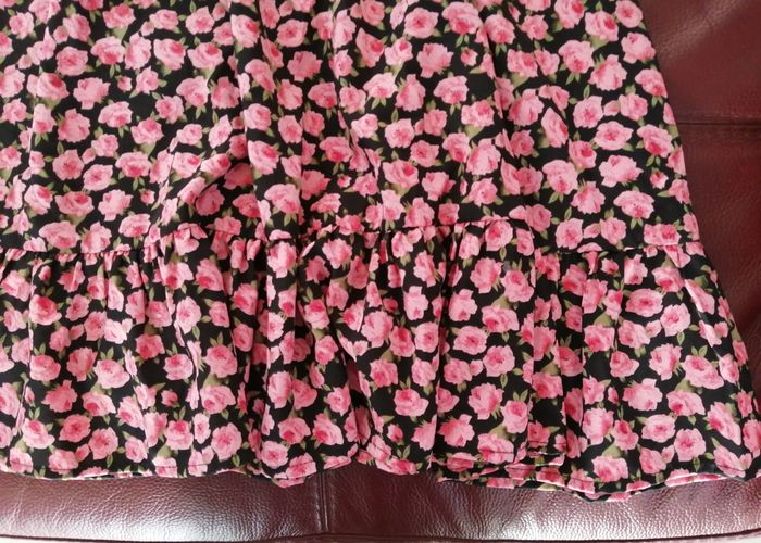 Robe Noire/Rose Taille 38/40 Neuve Avec Étiquette Moony Moo - photo numéro 4