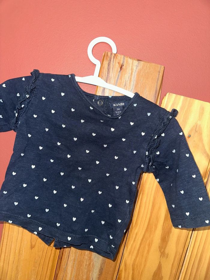T-shirt manche longue Kiabi 3 mois - photo numéro 3