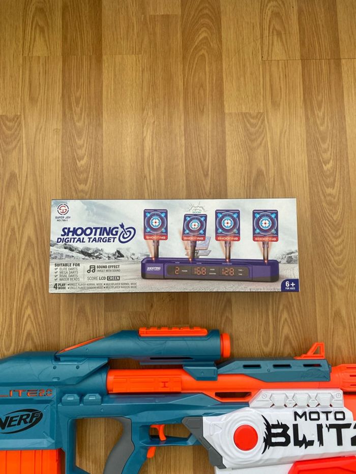 Lot Pistolets NERF avec une cible - photo numéro 2