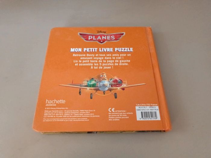 Mon petit livre de 5 puzzles 9 pièces plein de Disney Pixar - photo numéro 2