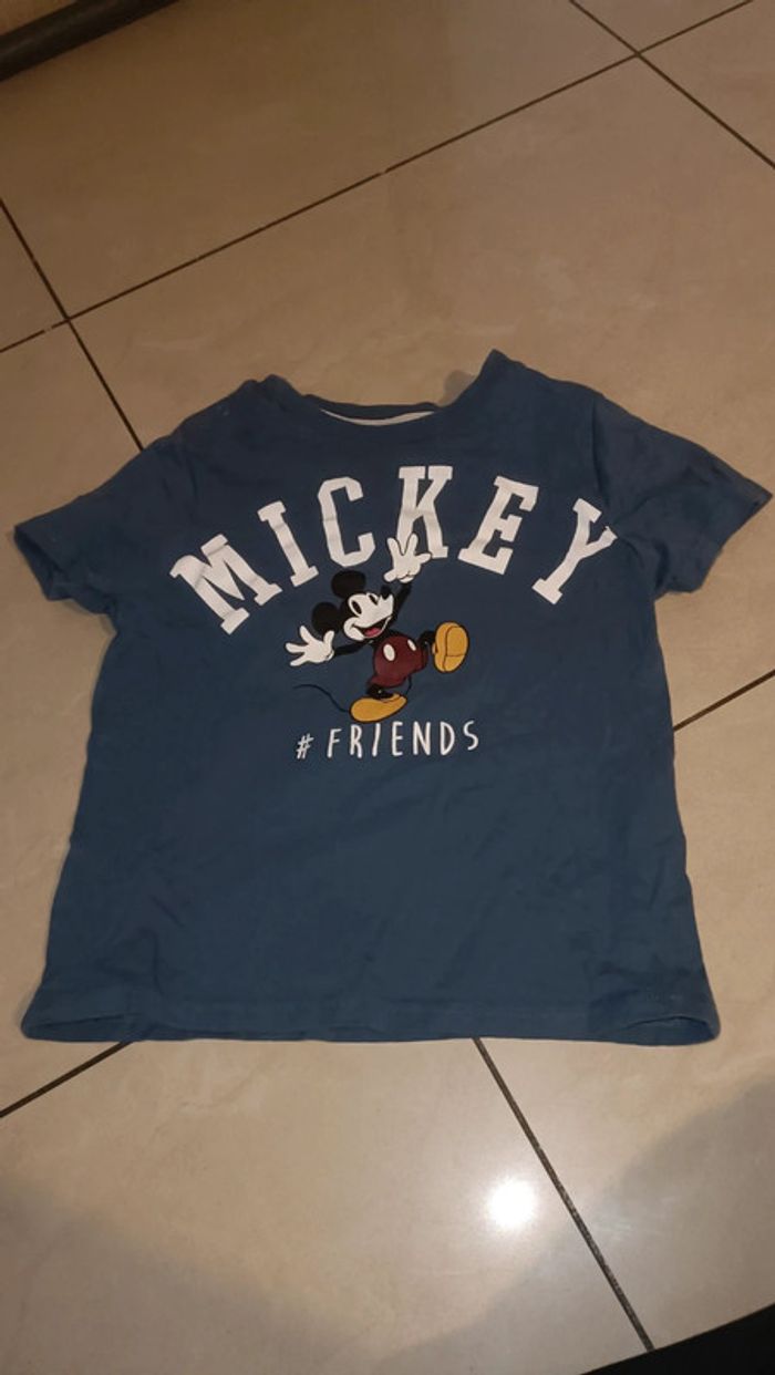 T-shirt Mickey bleu Kiabi 8 ans