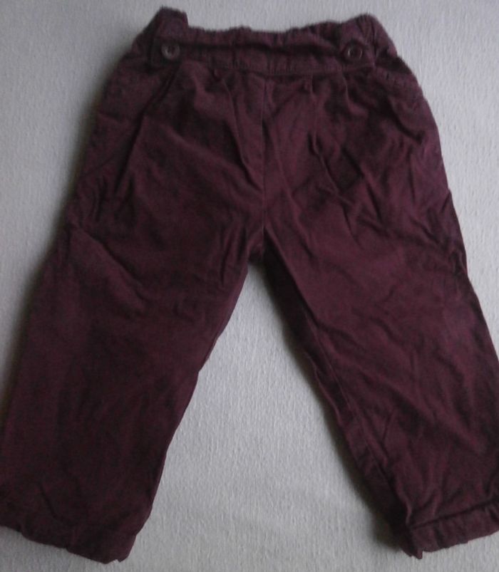 Pantalon bordeaux Tex
