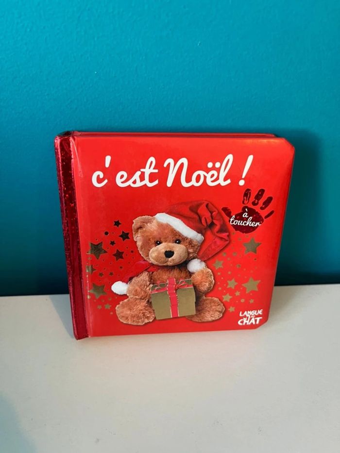 Livre à toucher bébé c’est Noël