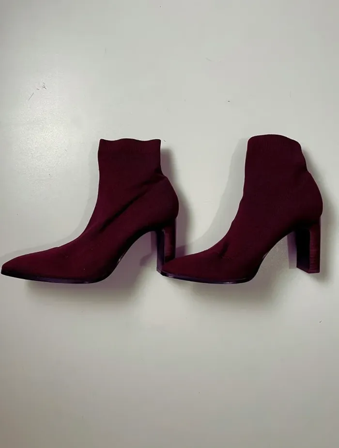 Bottines chaussettes Zara