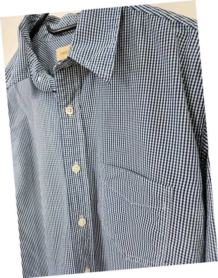 Chemise vichy bleue Dockers taille M - photo numéro 4