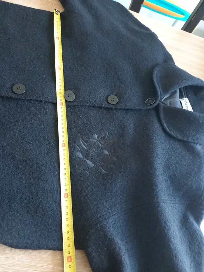 Veste en laine noir femme T44 - photo numéro 15