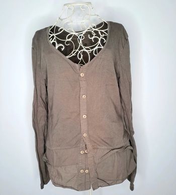 Chemisier terre de marins marron L