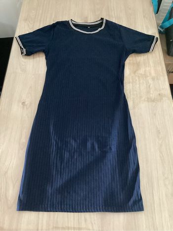 Robe t-shirt bleu