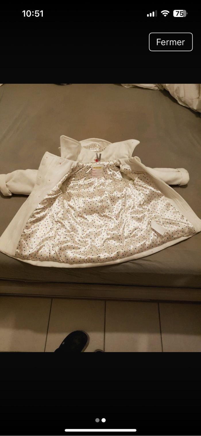 Joli manteau blanc - photo numéro 5