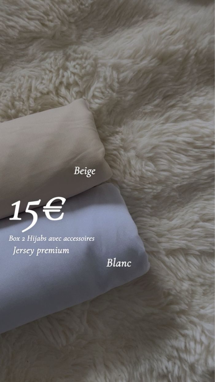 Box 2 Hijabs + accessoires