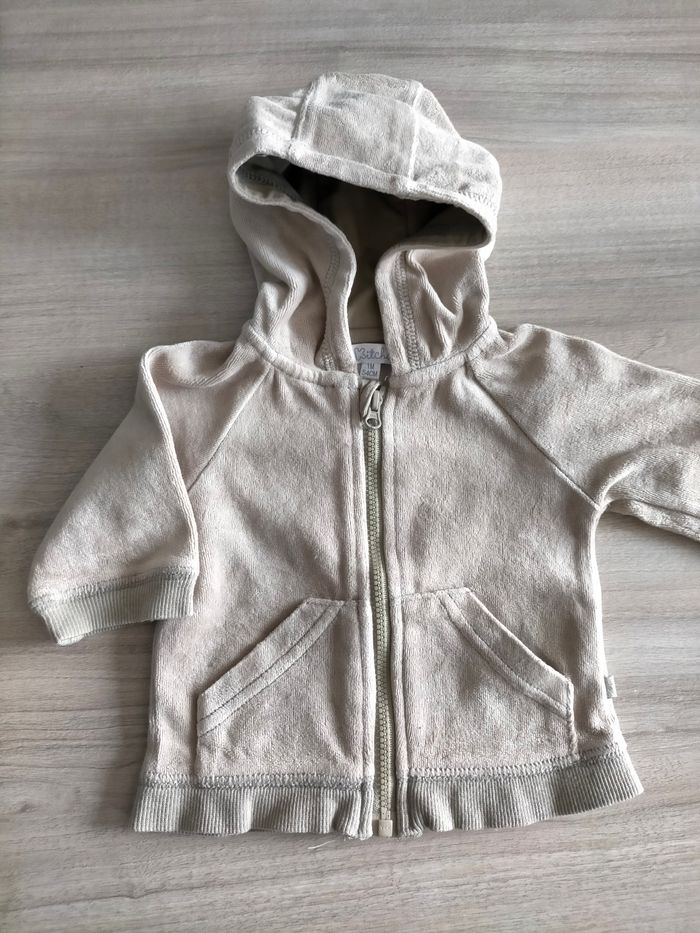 Gilet vert kaki/gris