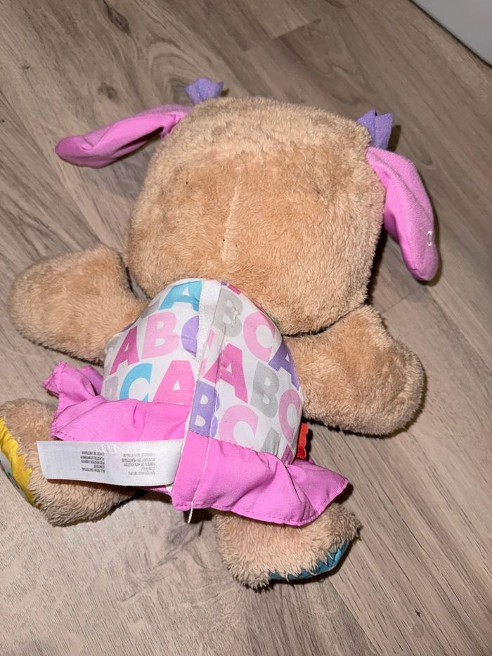 Peluche interactive Fisher Price puppy rose éveil bébé - photo numéro 3