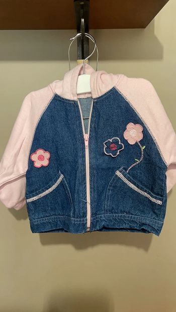 Blouson jeans fille 18 mois