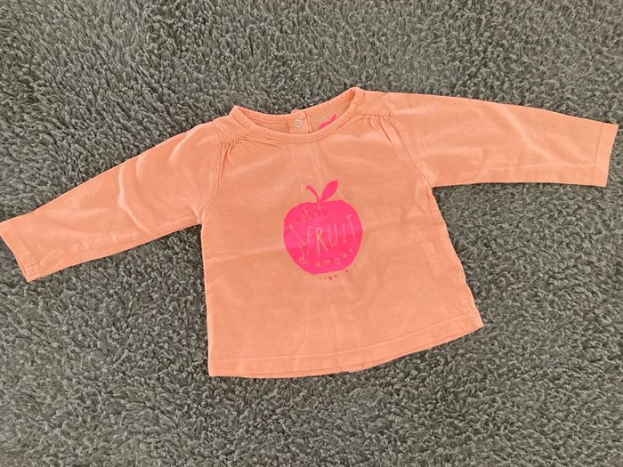 Lot de 4 tee-shirts ML 6 mois - photo numéro 8