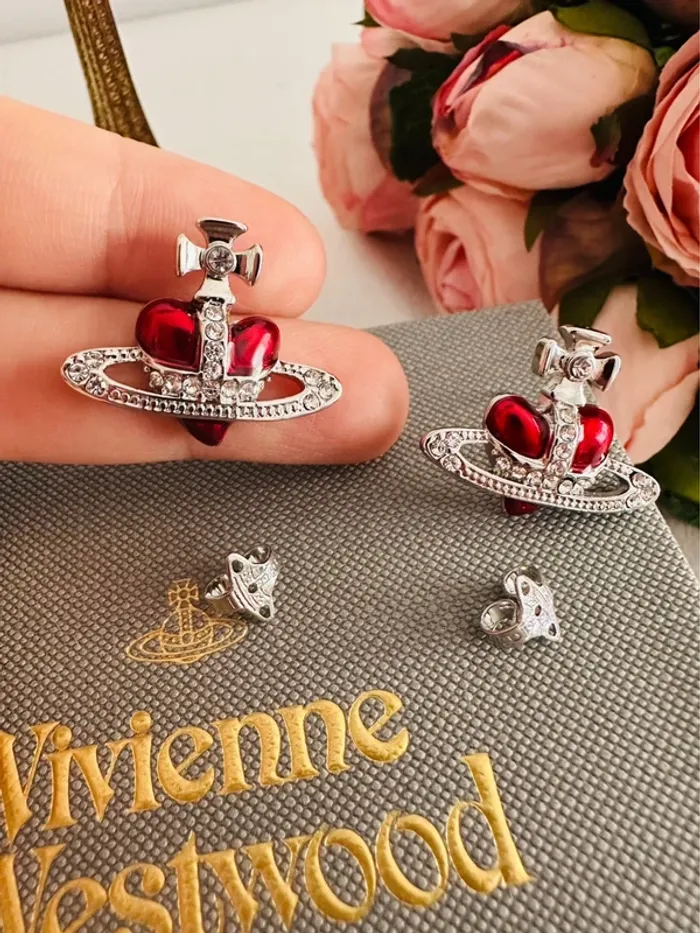 Boucles d’oreilles Vivienne Westwood coeur - photo numéro 4