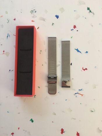 Bracelet de montre maille argentée Les Partisanes