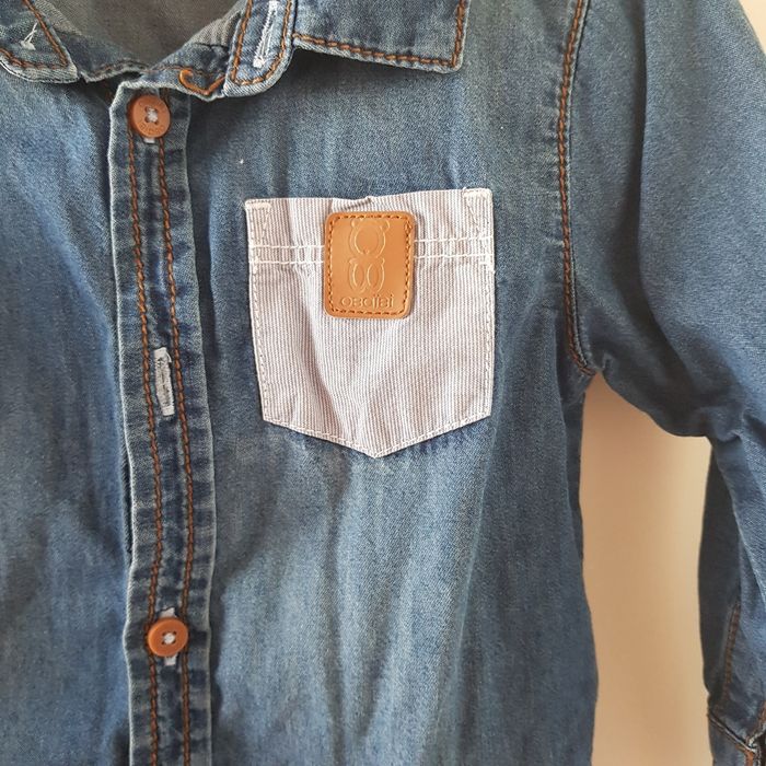 Chemise en jean pour garçon - photo numéro 3